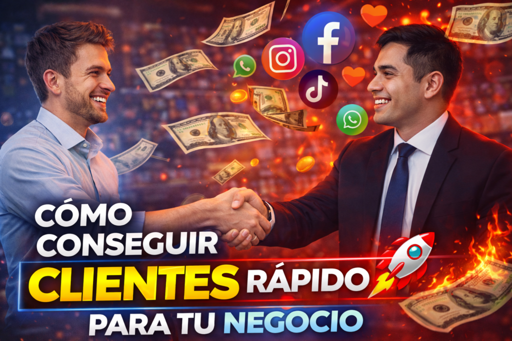 Cómo conseguir clientes rápido para tu negocio mediante estrategias de marketing digital y ventas online